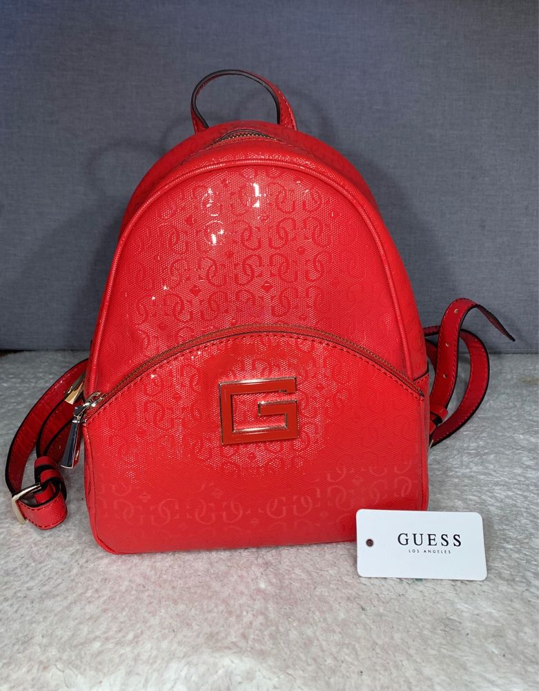 GUESS red mini-backpack