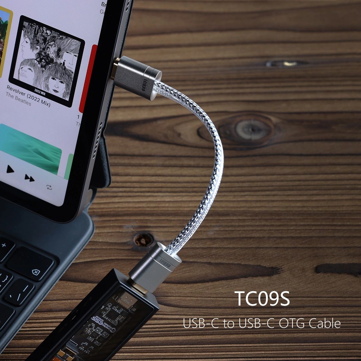 ddHiFi TC-09S USB-C to USB-C OTG cable 10 cms