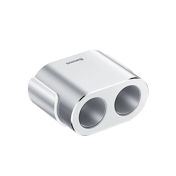 Rozdzielacz Baseus CRDYQ-0S 2x gniazdo zapalniczki 80W 2x USB-A 3.1A -