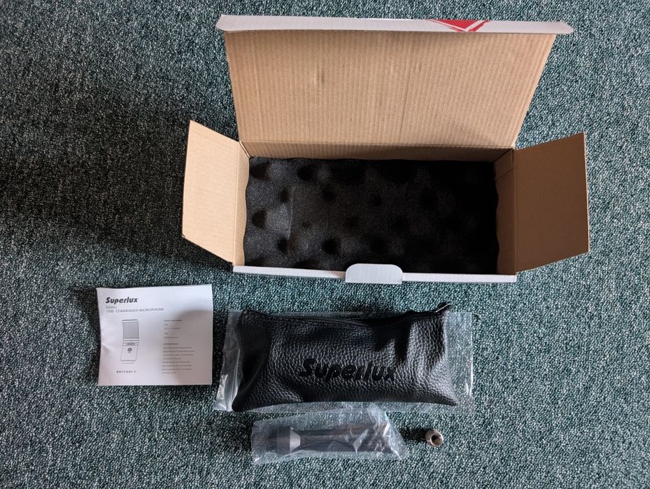 Mikrofon pojemnościowy USB Superlux E205U