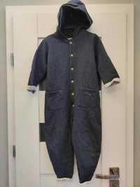granatowy kombinezon jednoczęściowy pidżama ciepła h&m 104 cm