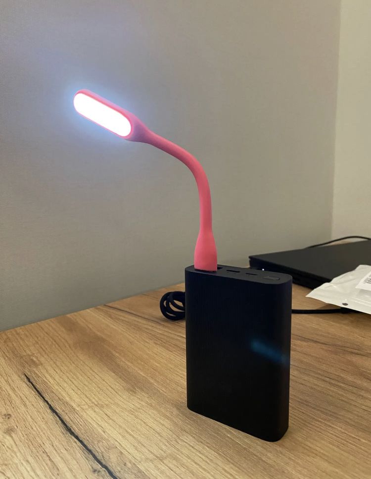 LED нічник, лампа від USB