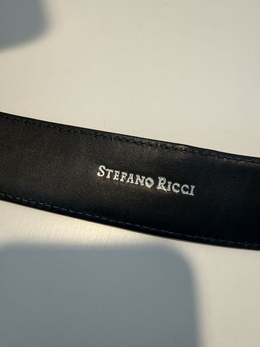 Ремень Stefano Ricci кожа крокодила