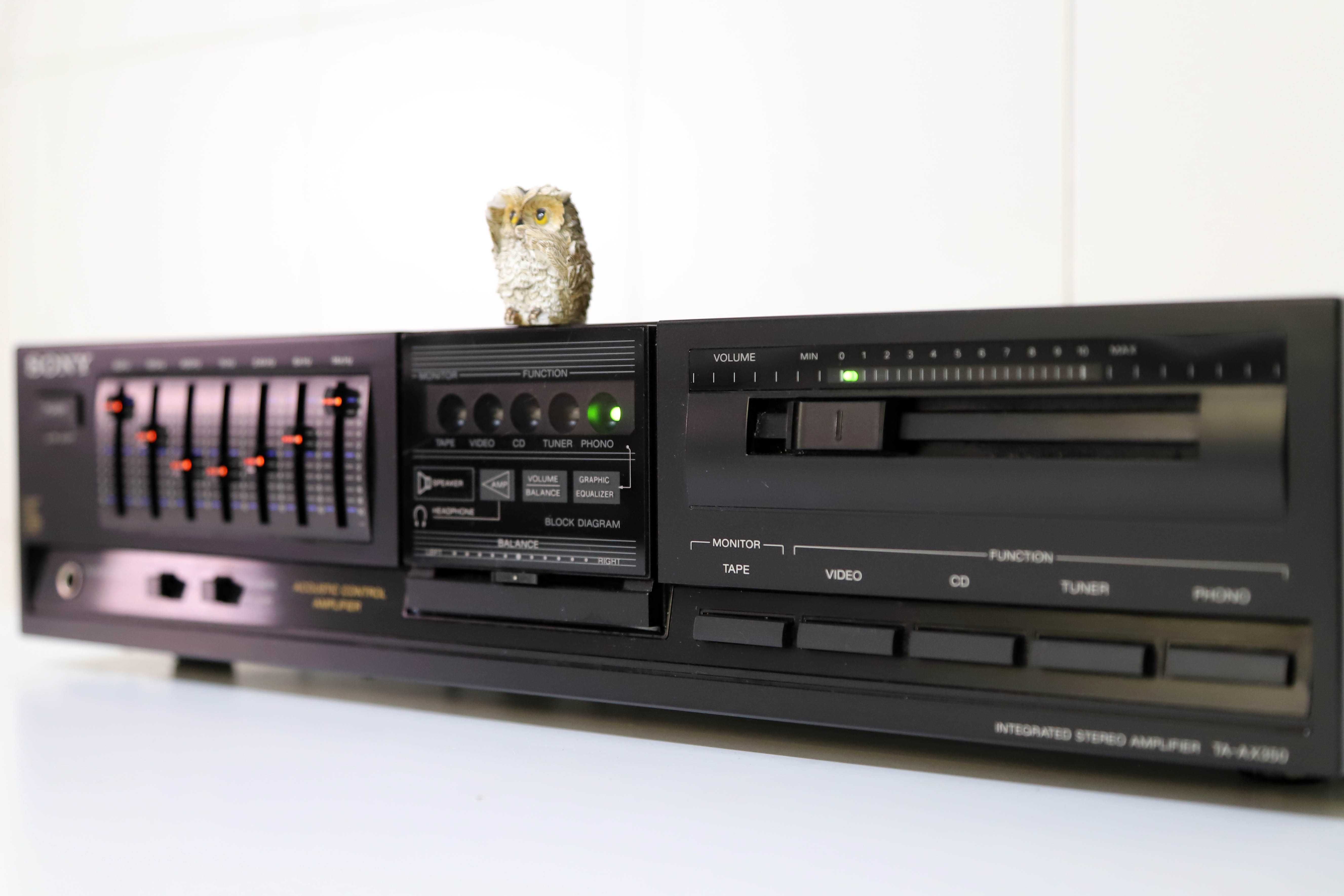 Sony TA-AX350 amplificador com equalizador 50 Watts