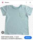 NOWY T-shirt z krótkim rękawem r.62-68 Baby Bear Leon