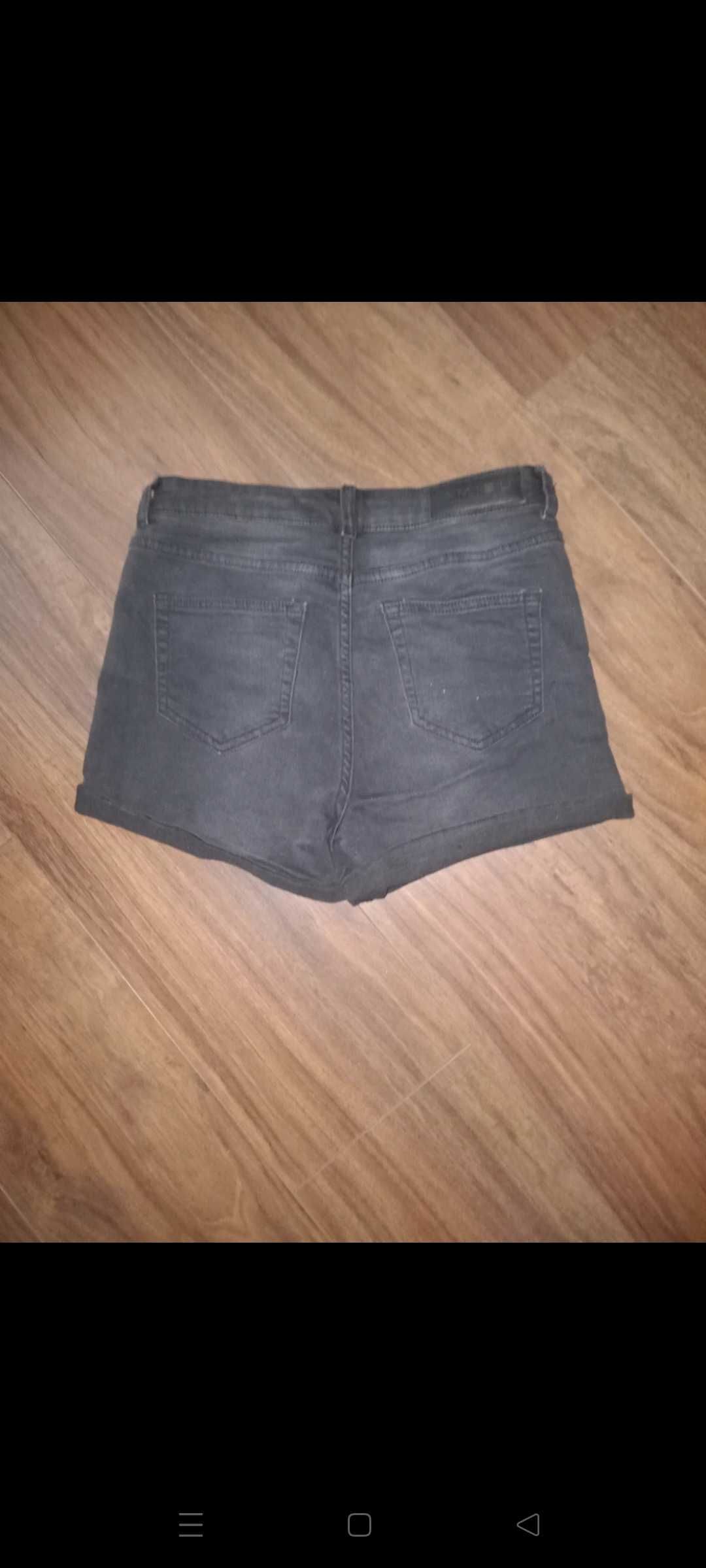 Spodenki jeansowe Amidu 36 ciemnoszare