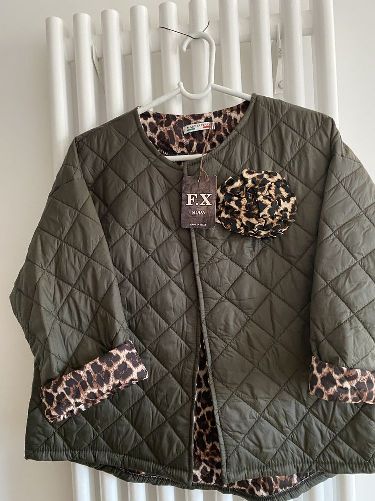 Kurtka wiosenna pikowana Made in Italy