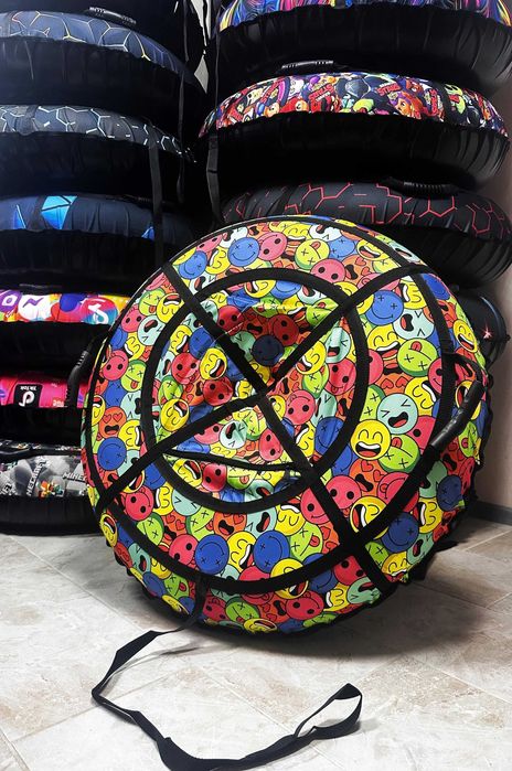 Надійний тюбінг тюбинг тюба ватрушка таблетка плюшка санки надувні