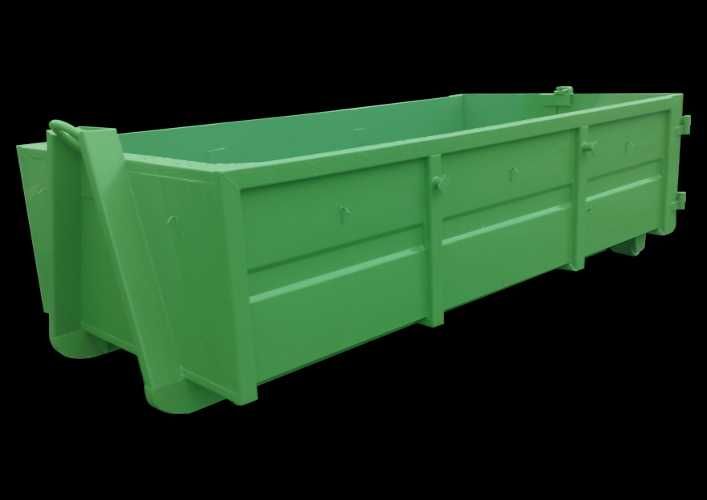 Kontener wywóz gruzu śmieci odpadów mebli wełny gabarytów