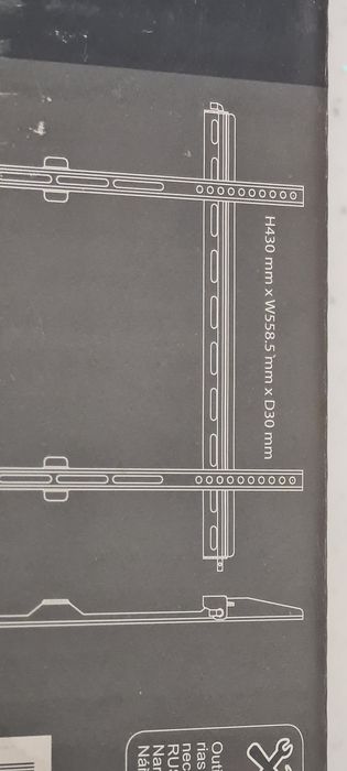 Suporte de Parede Montagem Fixa Universal 26 a 37