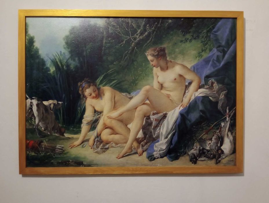 Obraz na płótnie - Diana po kąpieli, François Boucher, 50x70cm