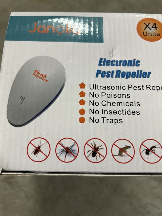 Pest Repeller|  Repelente de pestes e pragas ultrassôsico NOVO