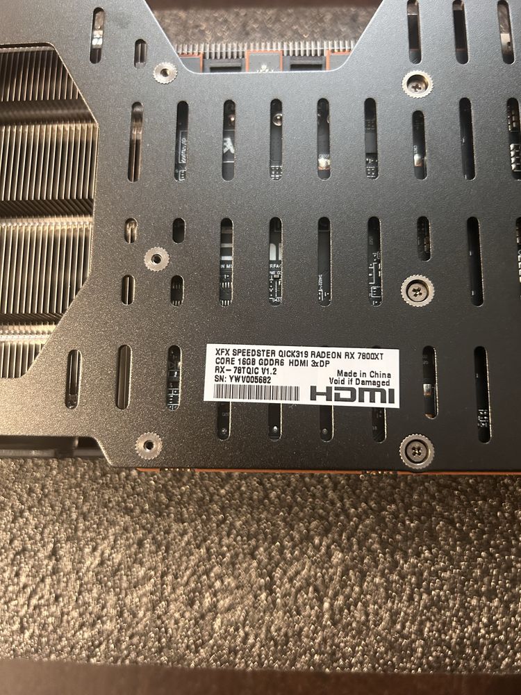 Karta graficzna XFX Radeon RX 7800XT 16GB Qick319, Gwarancja, jak nowa