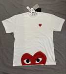 Comme Des Garçons Play Bottom Heart Eye T-Shirt