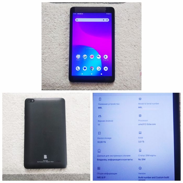 Lenovo m8, Alcatel Joy, Blue m8L 3/32Gb