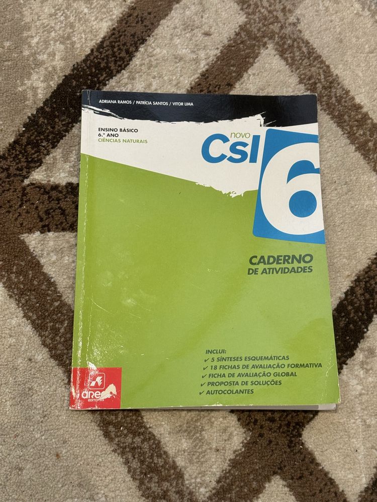 Caderno de atividades ciências naturais 6.ºano