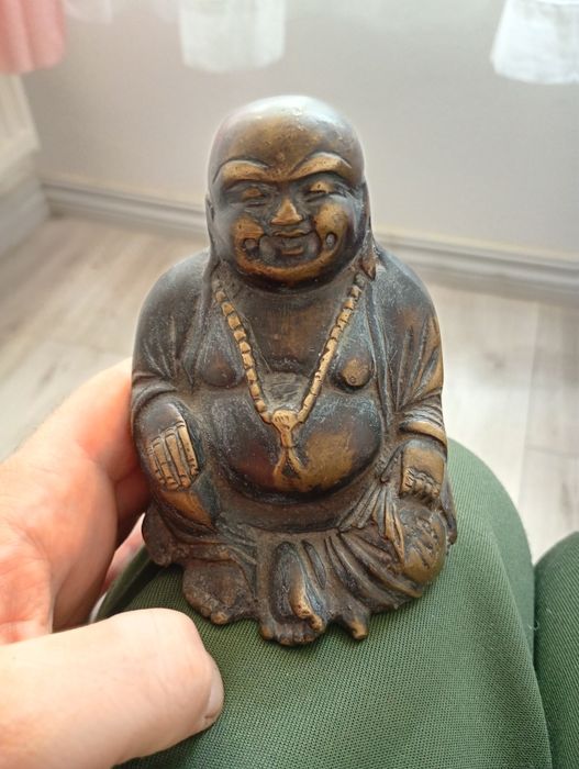 Piękna figurka Buddy z mosiądzu. Okazja
