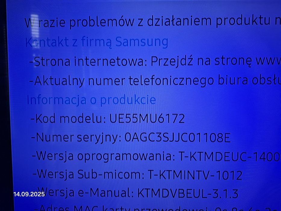 Tv Samsung UE55MU6172