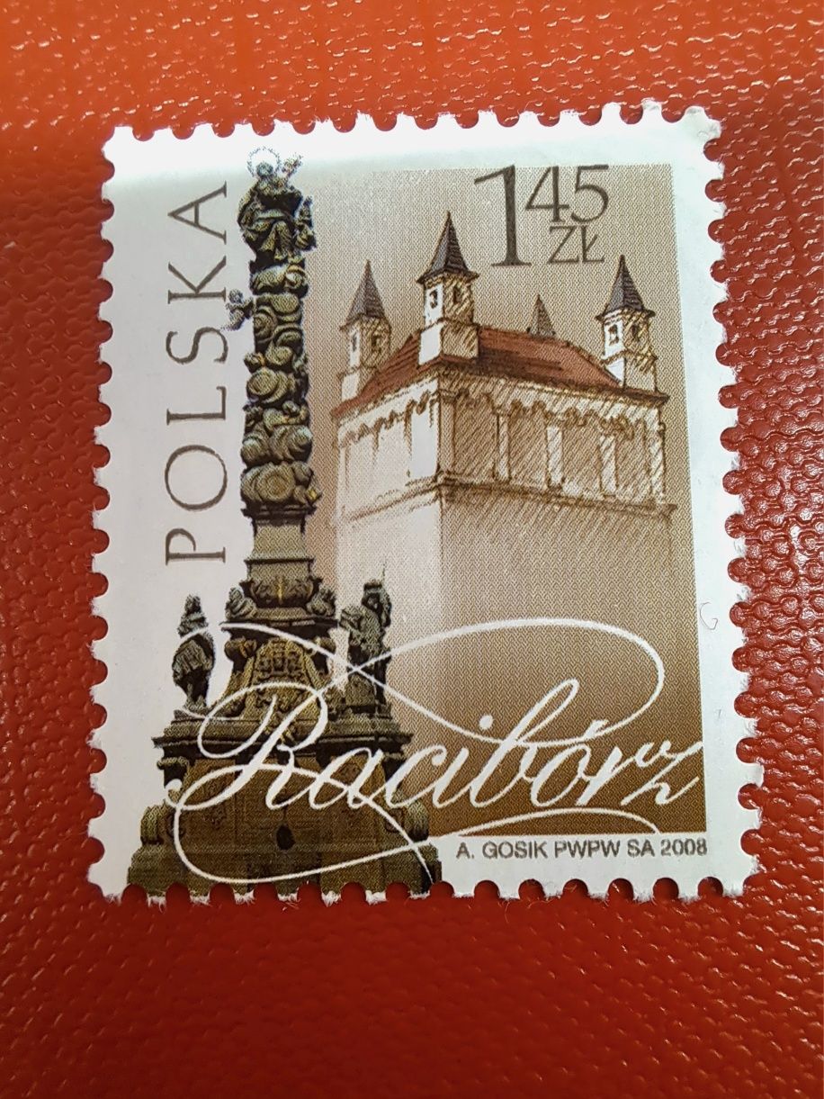 Znaczek pocztowy Racibórz z 2008