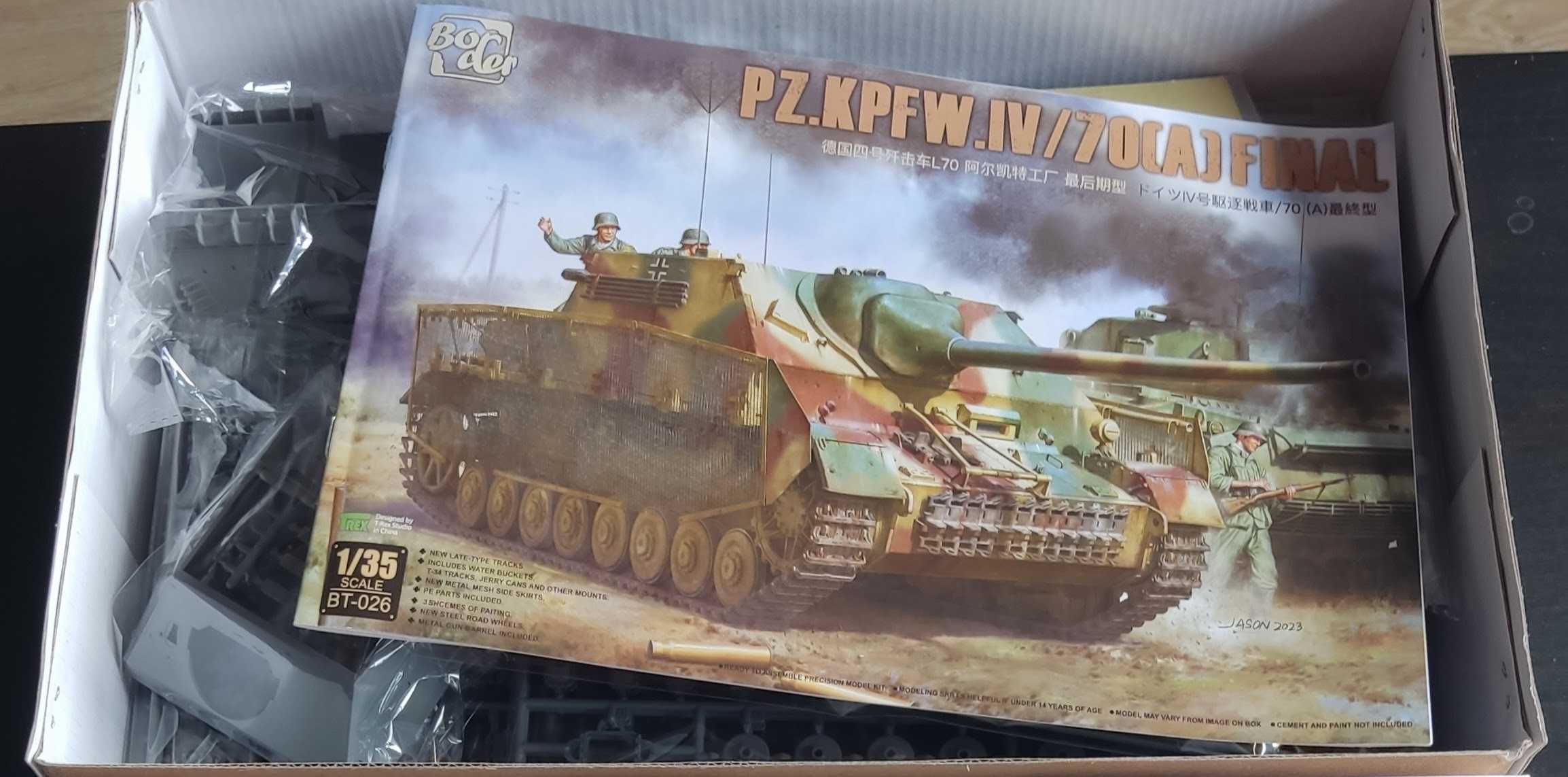 Model w skali 1/35 Border Model BT026 Pz.Kpfw. IV/70 (A) Final Version