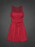 Hollister sukienka malinowa pin up M