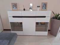 Meble do salonu black red white