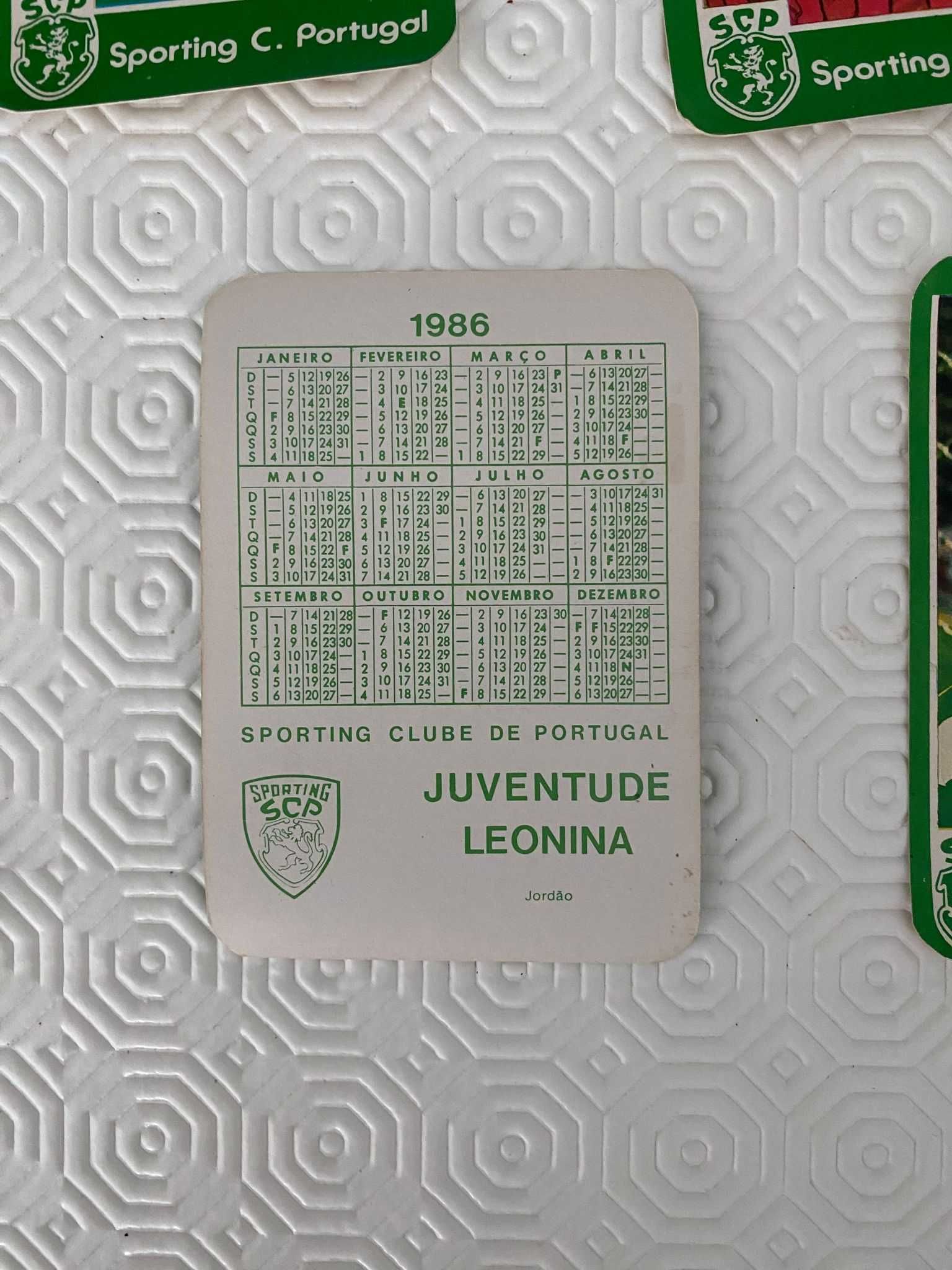 Cartas Sporting Clube de Portugal, 1986, Jordão, Damas, etc