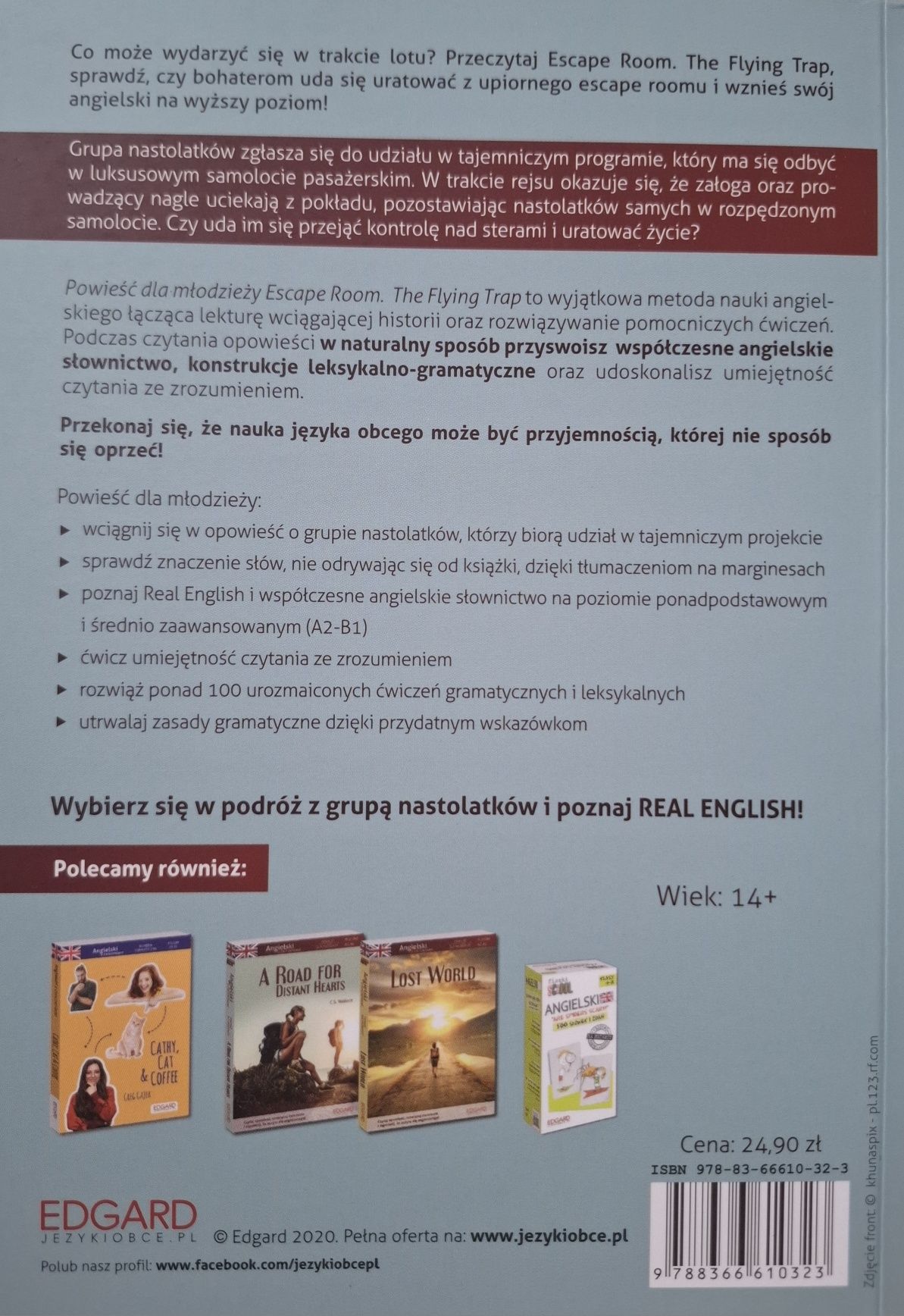 Zestaw powieści do nauki angielskiego edgard angielski z ćwiczeniami