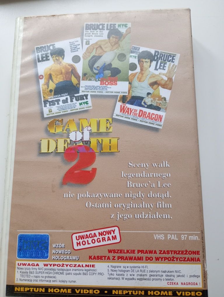 Bruce Lee Game of Death 2 VHS