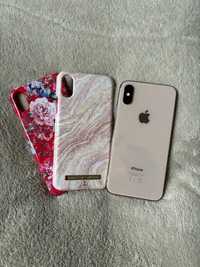 Iphone xs kolor GOLD + 2 pary etui Ideal of Sweden