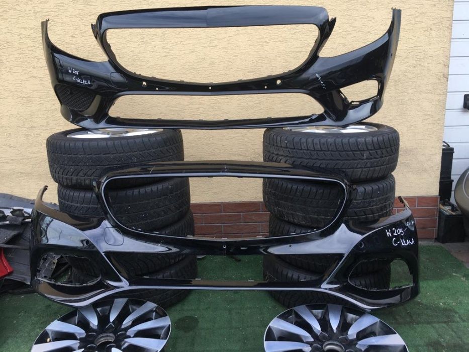 Mercedes c Klasa w205 Lift - Zderzak Przód