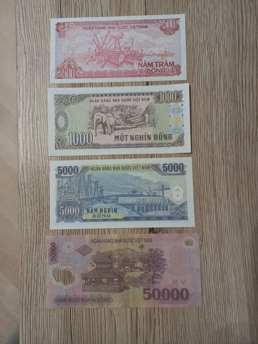 Banknoty świata zestaw Wietnam