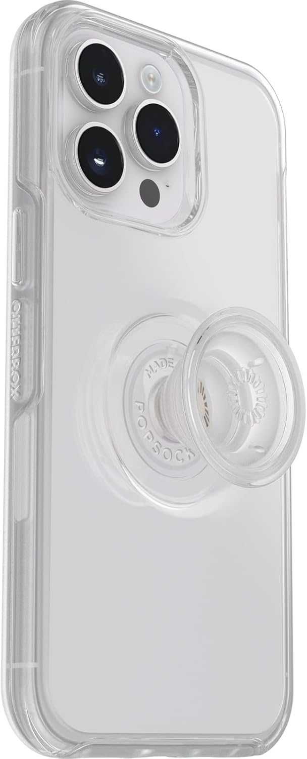 Otterbox Symmetry Popsokets etui do iPhone 14 Pro Max bezbarwne uchwyt