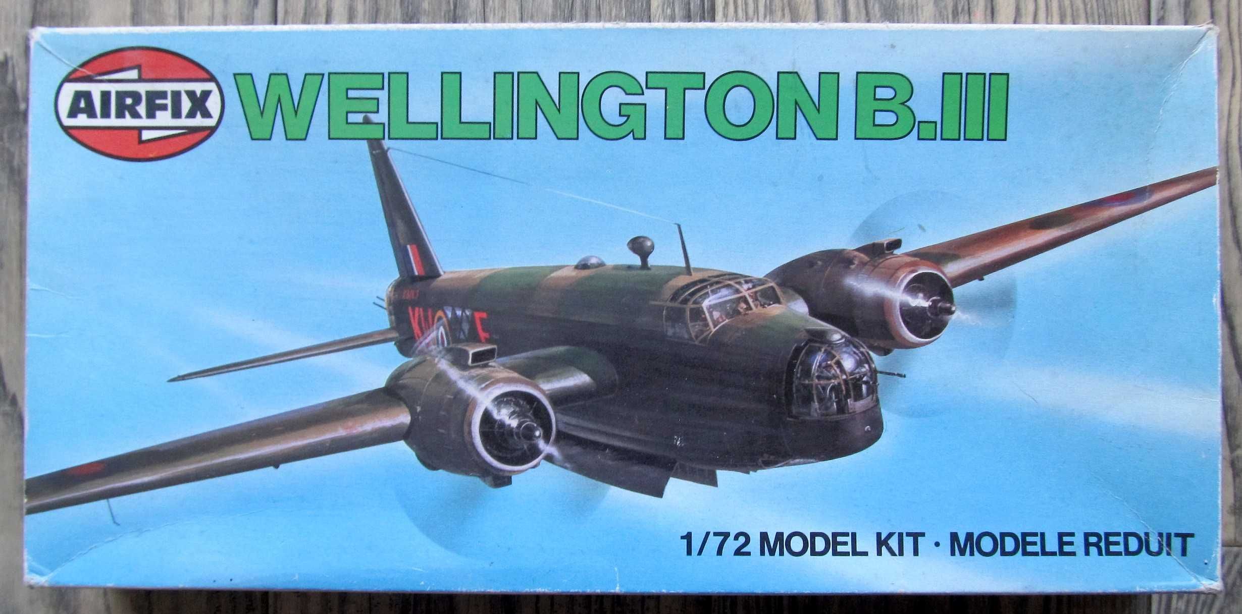 Wellington B.III, 1:72, Airfix - Vintage