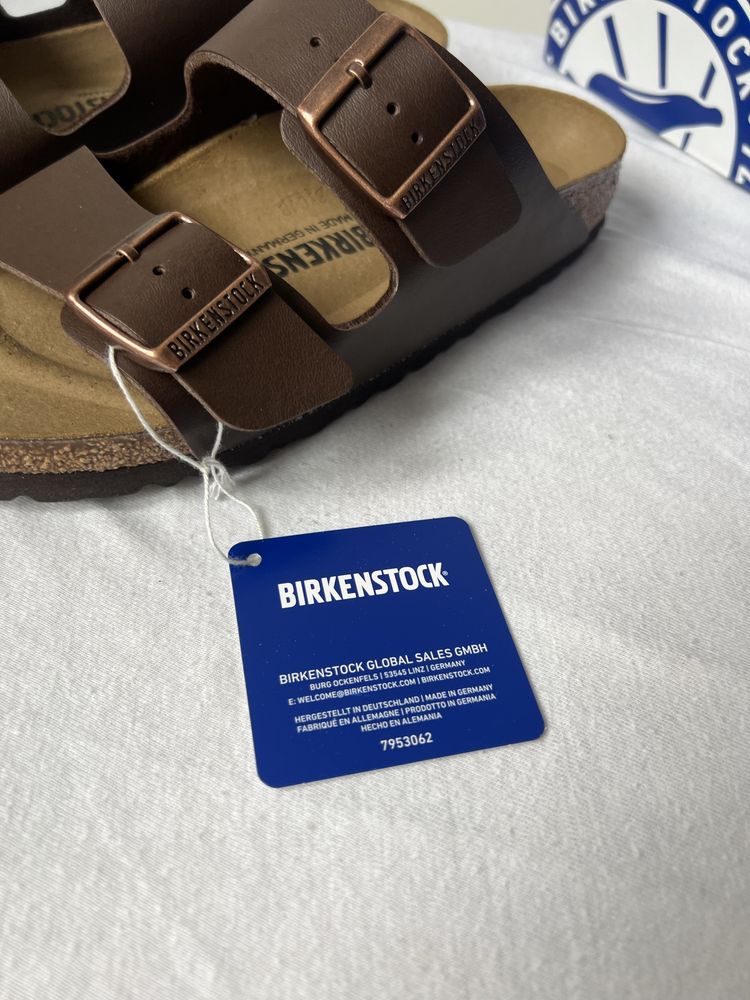 Klapki nowe brazowe birkenstock