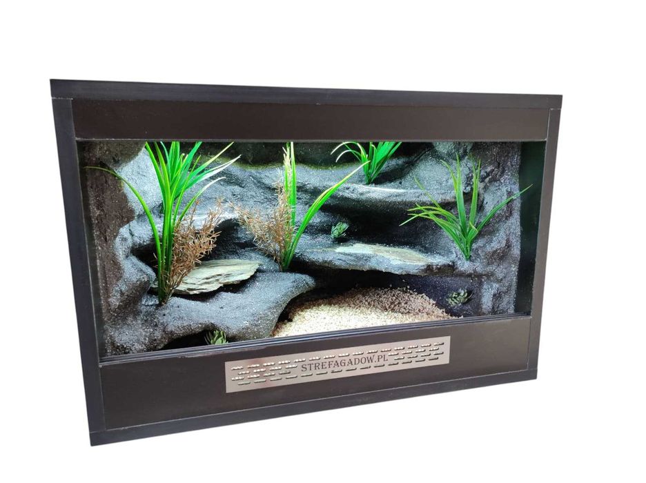 Terrarium pustynne nr760 60/40/40 dla gekona lamparciego DOSTĘPNE
