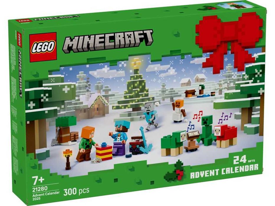LEGO Minecraft - Kalendarz adwentowy na 2025 rok 21280