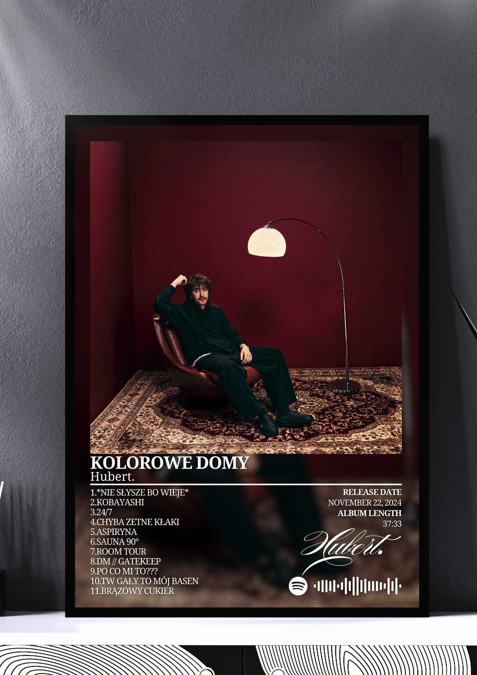 Hubert. Kolorowe domy wizuale album kolekcjonerski w ramce a3