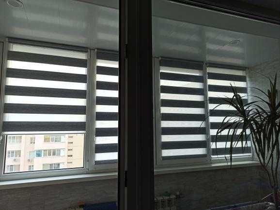 Рулонні штори, ролети «День-Ніч» тканинні жалюзі від виробника, Суми