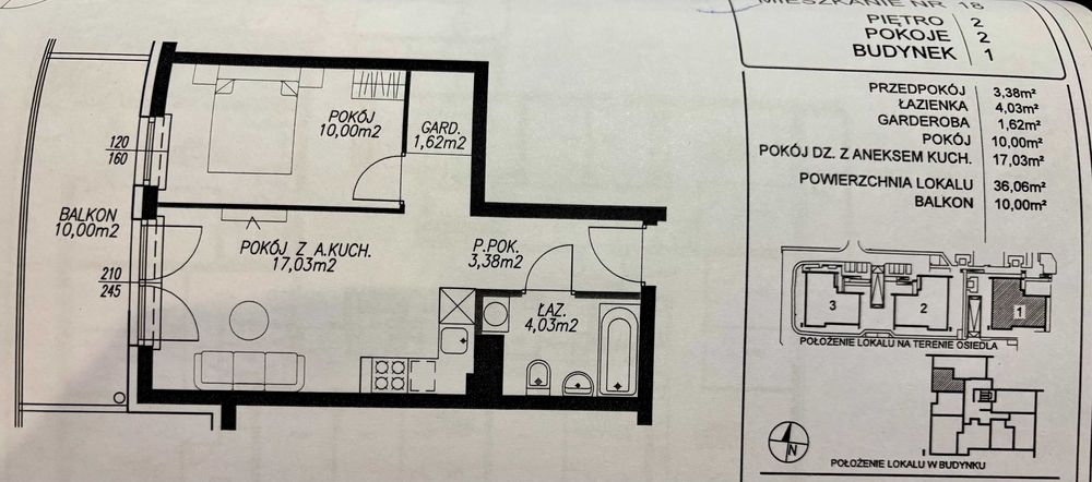 Mieszkanie Białołęka - Daniszewska 36.06 m2. - 10 min do metro bródno