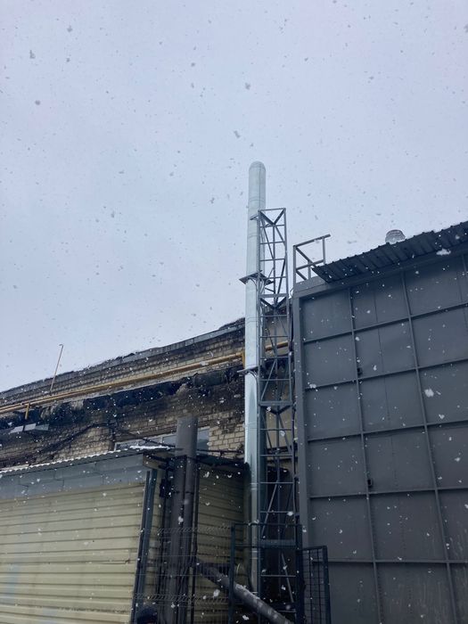 Виробництво та монтаж димоходів. Производство и монтаж дымоходов.