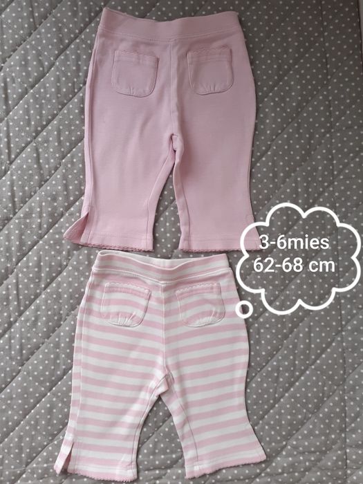 Letnia paka ubranek dziewczynka 62/68 cm 40 sztuk 3-6 miesięcy