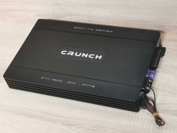 Wzmacniacz 4-kanałowy Crunch GTX 4800 czarny Mocny! Sprawdź