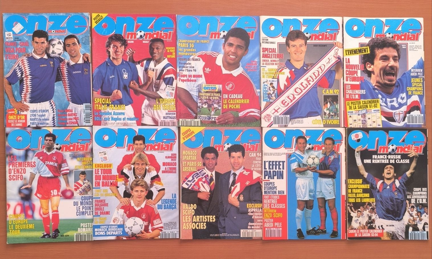 Revistas Onze Mundial Antigas