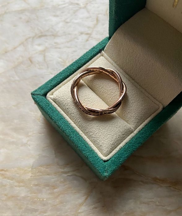 Pierścionek Pandora różowe złoto