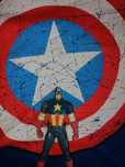 Capitão América e T Shirt oficial Marvel L
