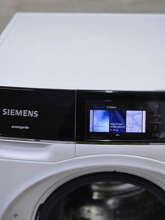 Сама топова Пральна машина Siemens Avantgarde 10кг Сенсорна Укр.меню