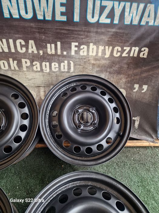 Felgi stalowe 15 4×100 Opel Corsa Astra Adam Fiat Grande Punto