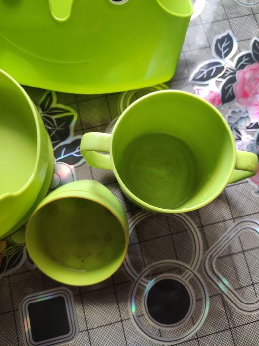 Детская посуда Ikea, дитячий посуд, набор детской посуды