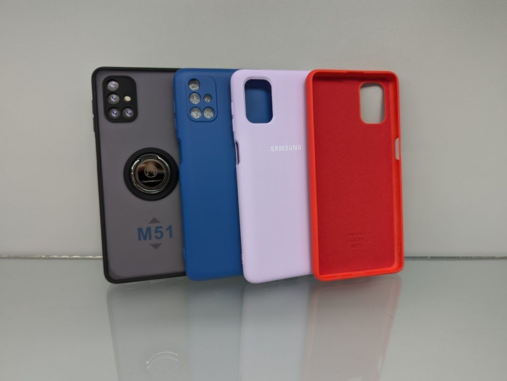 Samsung M51 Чехол противоударный c кольцом подставкой чохол